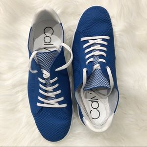 Royal blue Calvin Klein sneakers